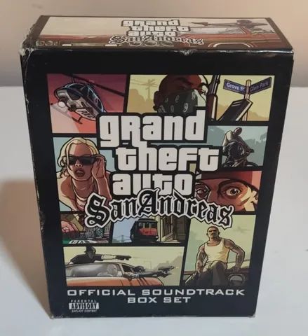 GTA San Andreas Box Official Soundtrack Box Set Raridade Parcelo No