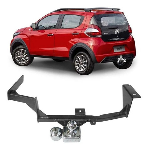 Engate Fiat Mobi 2016 à 2020 Atos Reboque Tração 400kg