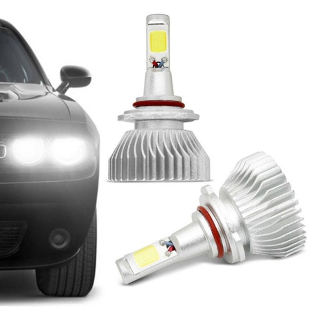 Kit Lâmpada Super Led 2D 6.400 Lumens - H1 H3 H4 H7 H8 H11 H16 H27 - Foto 2