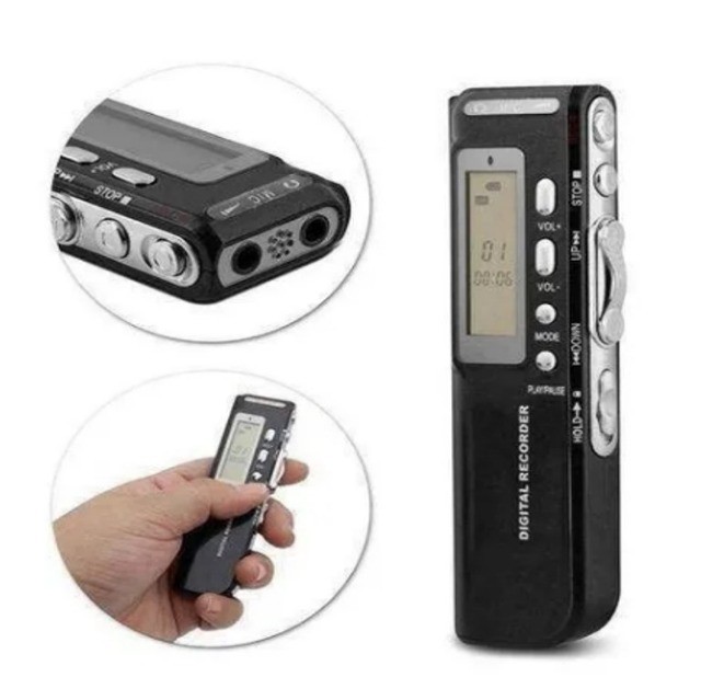 Gravador De Voz Digital Espião Grava Até 10 Dias Direto 8gb - Foto 3