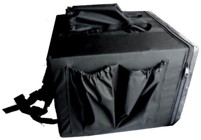 RSplt Bag Bolsa tipo Baú Mochila térmica Motoboy pizza marmitex lanches GuerreiroOnline - Foto 2