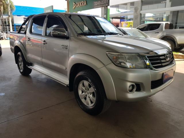 Hilux srv 2.7 flex 4x4 automatica 2014/2014 prata completa - Foto 3