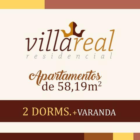 VillaReall Residencial Aptos 2 Dorms 58m2 2 Dorms 1 Vaga C/Varanda Lazer Completo - Foto 11