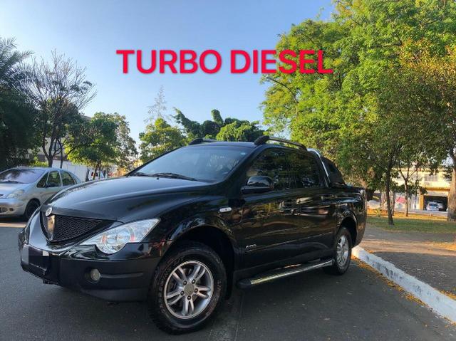 Ssangyong action sport automatico preto nova 2009 troco e financio sem entrada