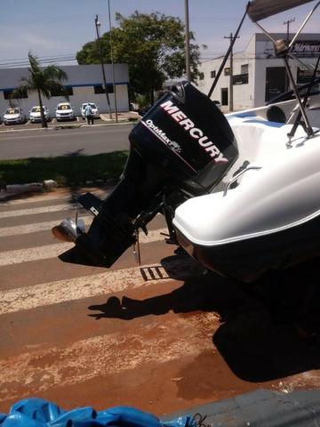 Lancha 19 Pes Motor Mercury Optimax 135HP 125 Horas - Foto 2