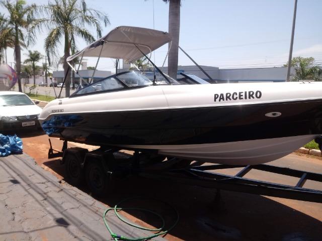 Lancha 19 Pes Motor Mercury Optimax 135HP 125 Horas - Foto 8