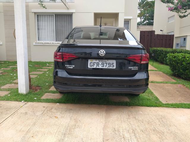 VW Virtus 1.0 200 TSI Comfortline Automático 2018/18 preto + Tech II - Foto 10