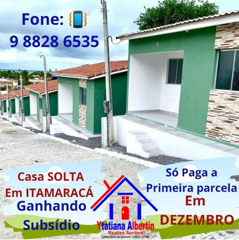 Linda Casa Solta na Ilha de Itamaracá! só paga primeira parcela daqui a 6 meses