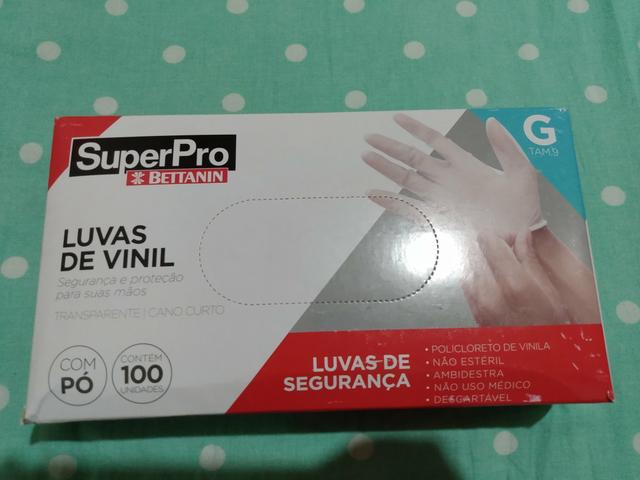 Luvas de vinil