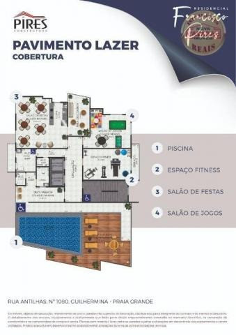 R$ 165.000 Apartamento à venda, 38 m² por R$ 165.000,00 -Guilhermina - Praia Grande - Foto 14