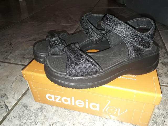 sandalia azaleia lev com velcro