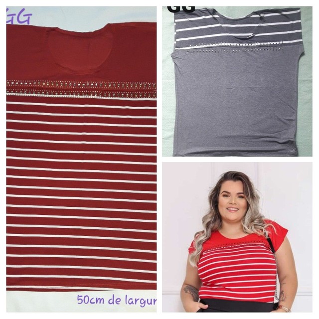 Tshirts GG R$40 Viscolycra - Foto 2