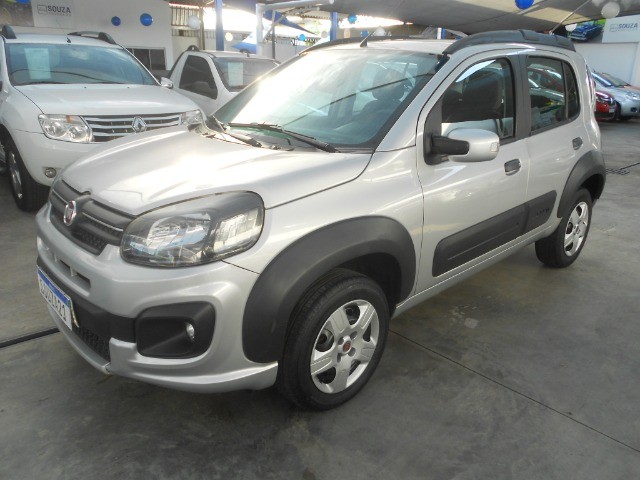 FIAT UNO WAY DRIVE 1.0 FLEX COMPLETO REVISADO IPVA PAGO RECIBO EM BRANCO