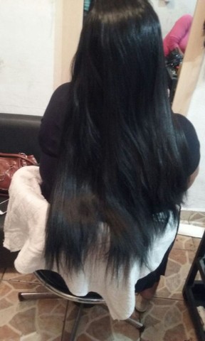 Cabelo organico na promoção aproveite !! Colocado ou só cabelo chama whatsapp - Foto 2