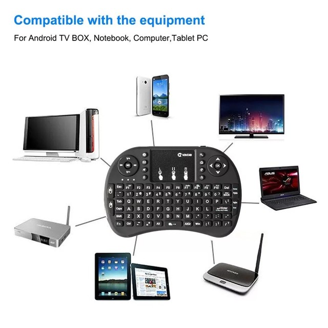 Teclado bluetooth smart tv