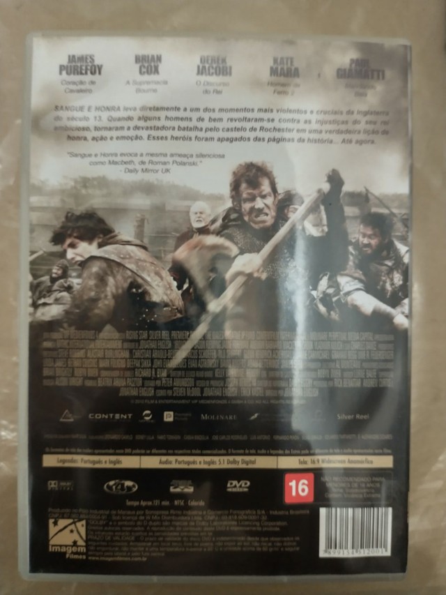 Dvd Sangue e Honra  - Foto 2