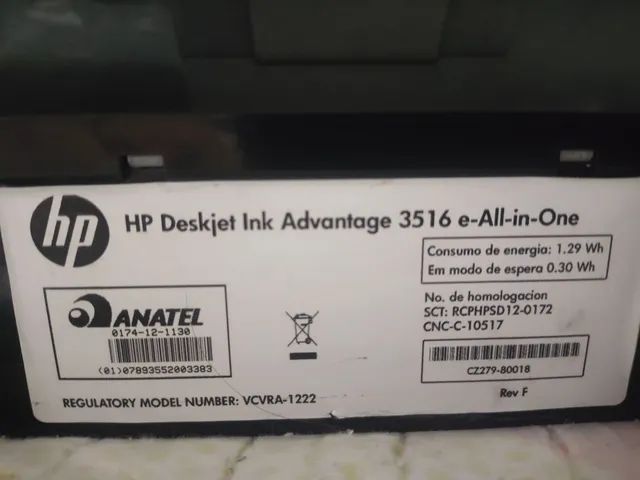 Scanner Impressora Hp multifuncional 3516  - Foto 6