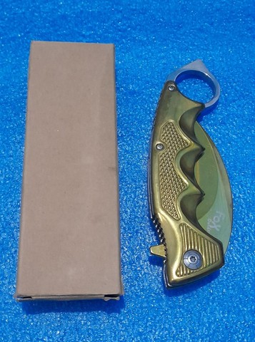 Canivete Karambit Fox Dourado - Foto 2