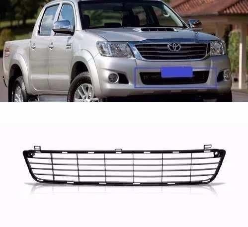 Grade Inferior Parachoque Hilux 2012 2013 2014 2015 Preta