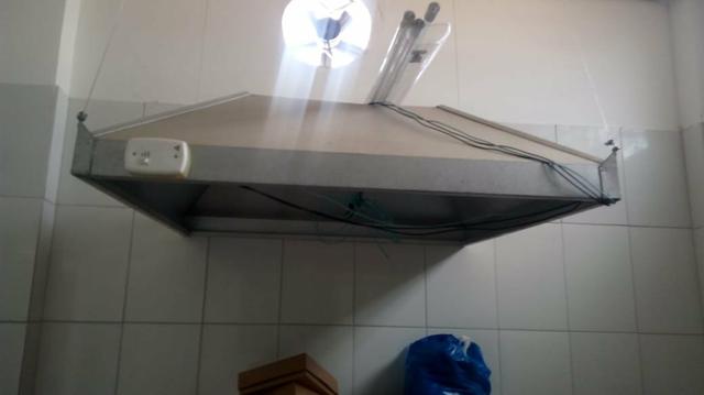 Coifa, dutos e exaustor 220v