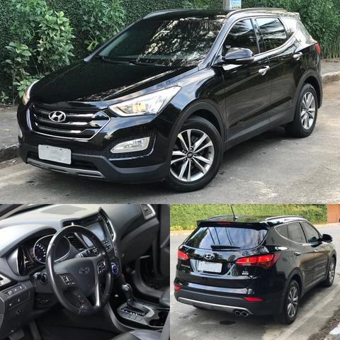 SANTA FÉ BLINDADA 3.3L 2015 V6 270CV, 5 Lugares, igual á zero KM, a mais TOP, OPORTUNIDADE