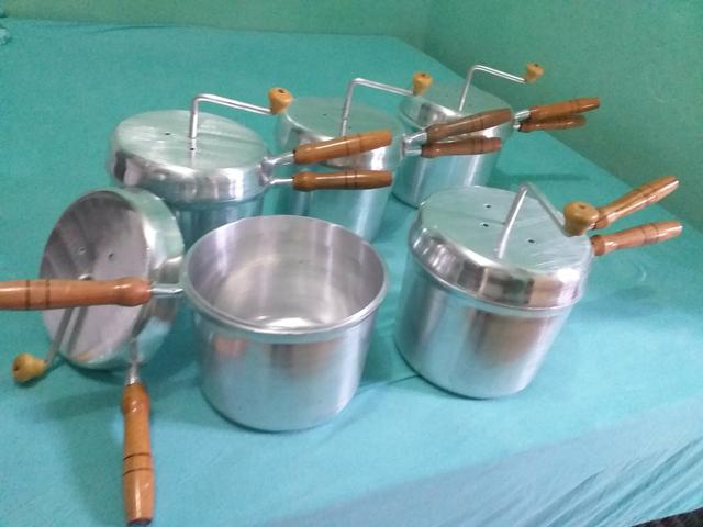 Pipoqueira de alumínio batidos