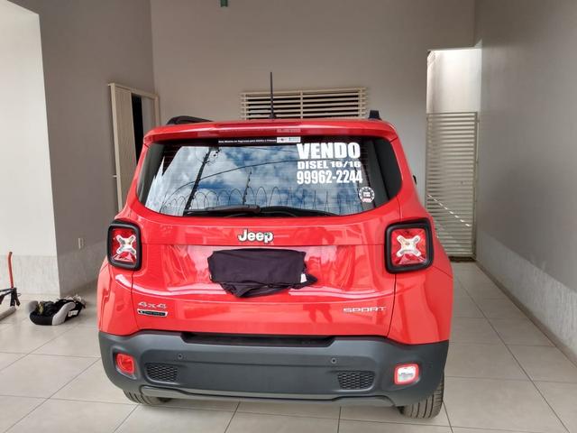 Renegade a diesel 4X4, automático 09 marchas - Foto 4