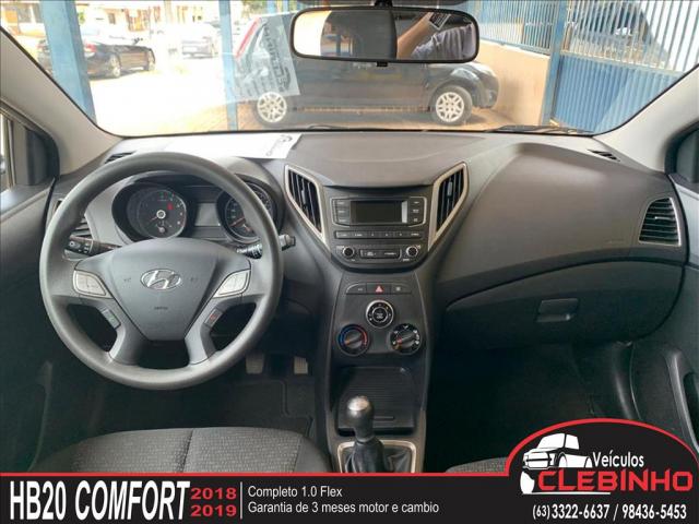 HYUNDAI HB20 1.0 COMFORT PLUS 12V FLEX 4P MANUAL - Foto 9