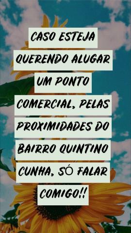 Aluga-se ponto comercial