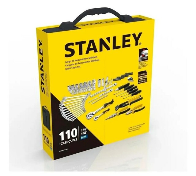 Jogo de ferramentas 110 peças Stanley profissional - Foto 4