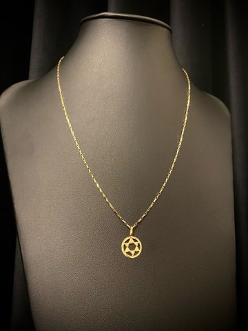 Conjunto 3,3 gramas Ouro 18K - Foto 2