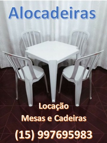 Aluguel Locação Mesas e Cadeiras