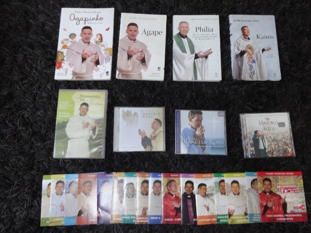 Coleção de livros e cds Padre Marcelo - Oferta!