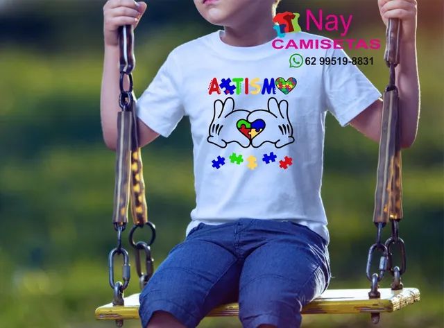 Camisetas personalizadas temas Autismo. - Foto 5