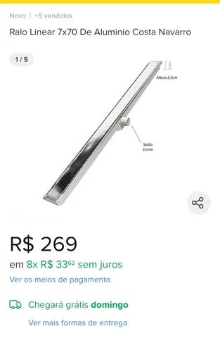 Ralo oculto acabamento inox / RALO PARA ÁGUA  - Foto 5