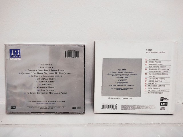 Cd's Legião Urbana as Quatro estações.