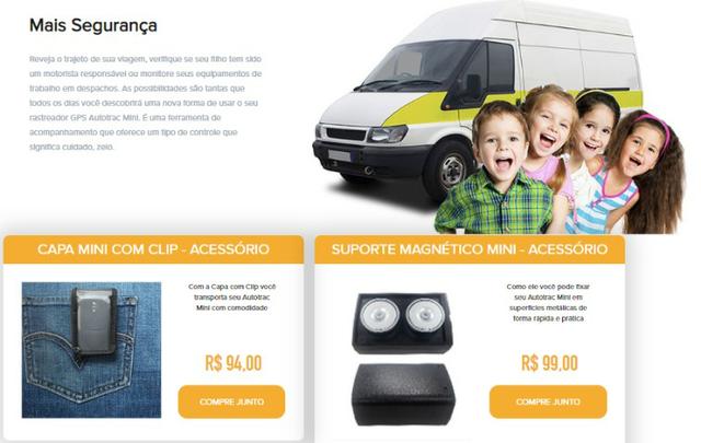 Rastreador portátil recarregável Autotrac Mini (Novo) - Foto 3