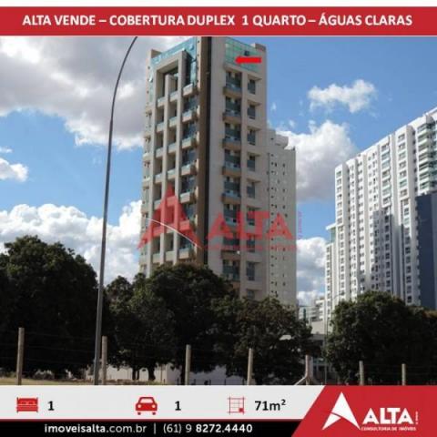 Apartamento à venda com 1 dormitórios em Águas claras, Águas claras cod:201