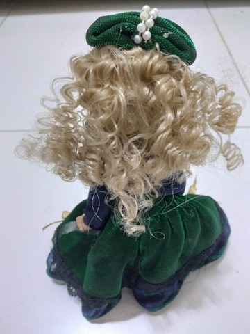 Boneca Antiga Porcelana Biscuit - Foto 3