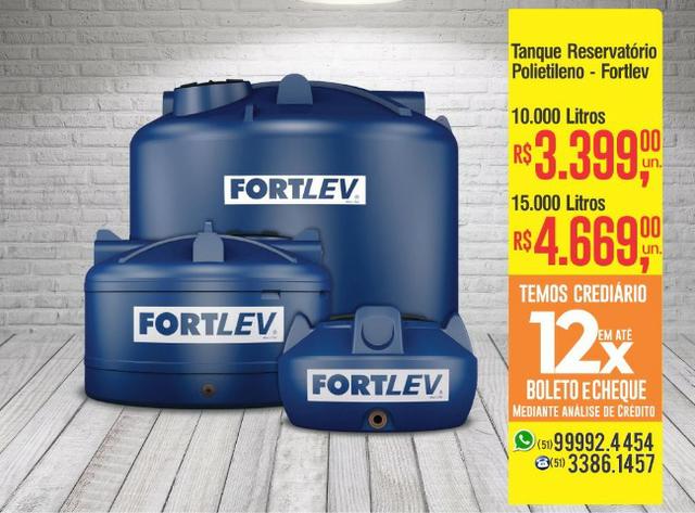Tanque Reservatório em Polietileno - FortLev 10.000L e 15.000L