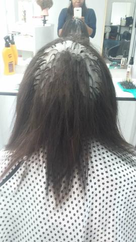 Luzes e mechas progressiva