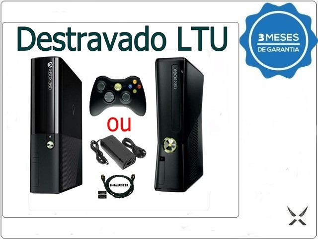 Xbox 360 slim / Super slim Destravado Leia a Descrição