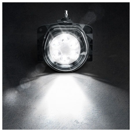 Par Farol De Milha Neblina Led Universal Linha Fiat 12v