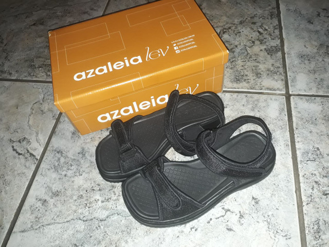 sandalia azaleia lev com velcro