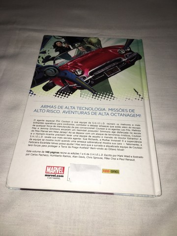 Hq Agentes da Sheild Marvel Graphic Novel Leia Descrição - Foto 2