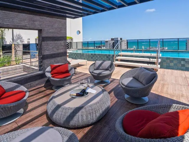 Apartamento quarto e sala mobiliado com vista para o mar na Ponta verde - EDF TIME - Foto 10
