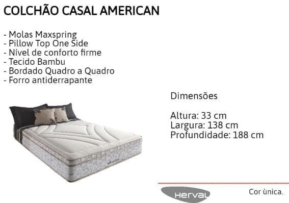 Quarto colchão casal de molas