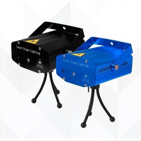 Mini Laser Stage Lighting Projetor Holografico 4 Desenhos