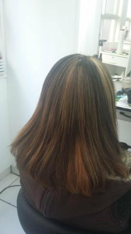 Luzes e mechas progressiva - Foto 2