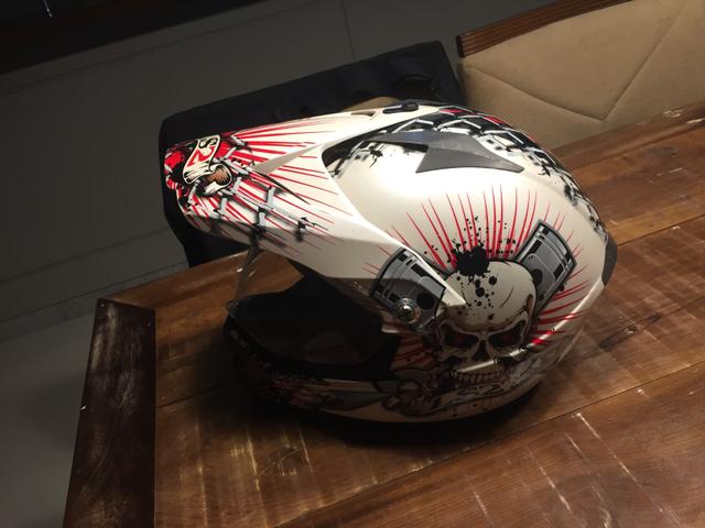 Capacete LS2 / Caveira - Foto 3